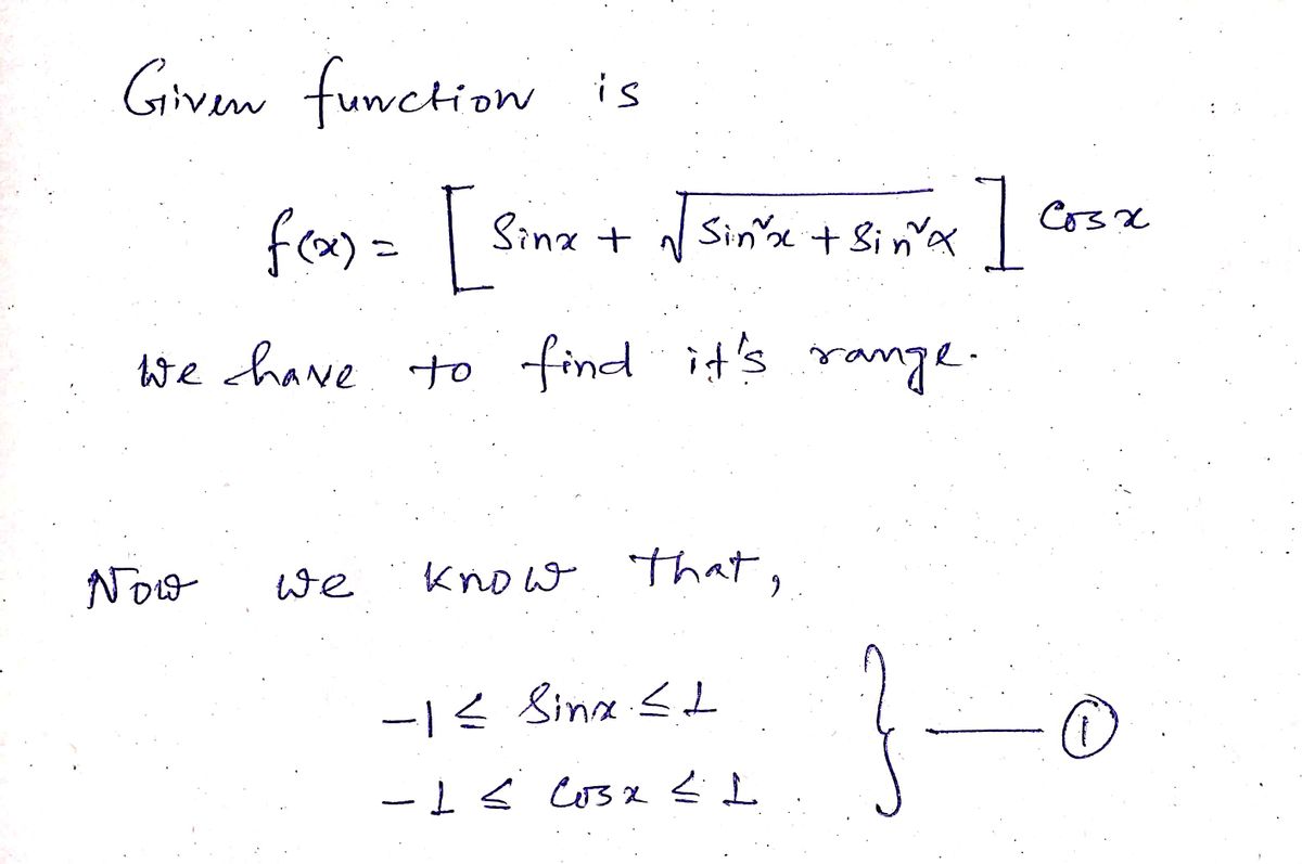 Calculus homework question answer, step 1, image 1